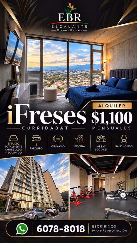 Apartamento Amueblado en Curridabat con 2 Habitaciones y Parqueo - foto 14
