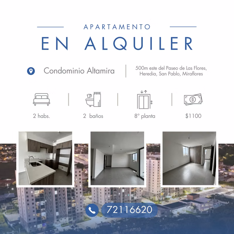Amplio apartamento en Condominio Altamira, San Pablo 1