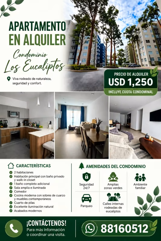 Moderno apartamento en Los Eucaliptos, Santo Domingo 1