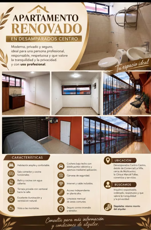 Apartamento de 2 habitaciones en Desamparados, San José - foto 10