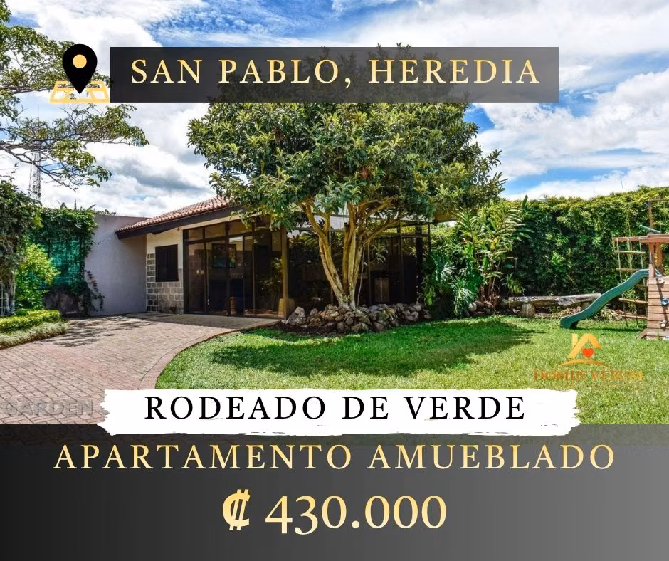 Apartamento amueblado en San Pablo de Heredia con servicios incluidos - foto 12